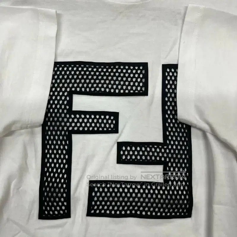 Fendi Fendi White Cotton Women's T-Shirt with Logo . Size XS / US 0-2 / IT 36-38 - 5 Thumbnail