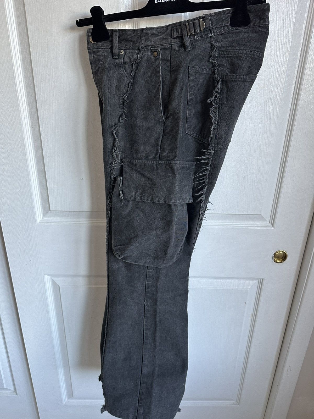 Vuja De Divisor Flared Cargo Trousers Size US 30 / EU 46 - 4 Thumbnail