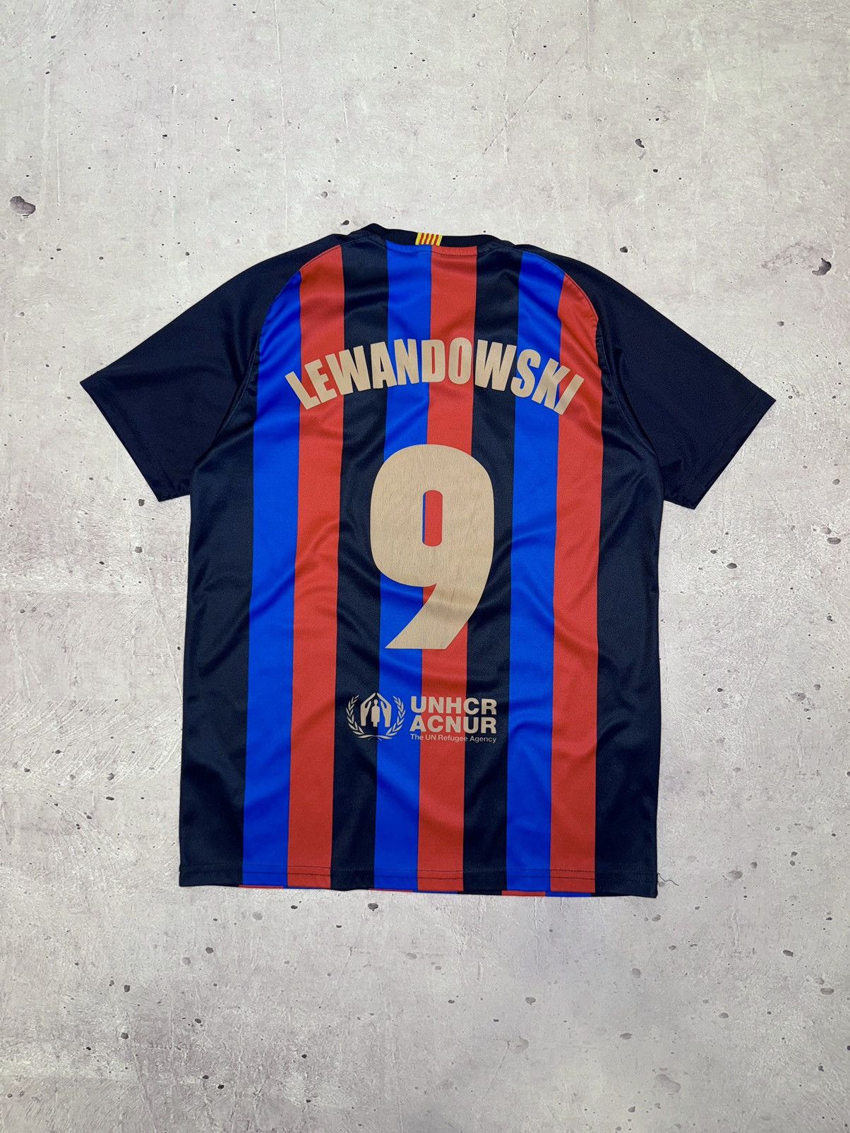 Soccer Jersey Lewandowski Barcelona Replica Blokecore Soccer Jersey