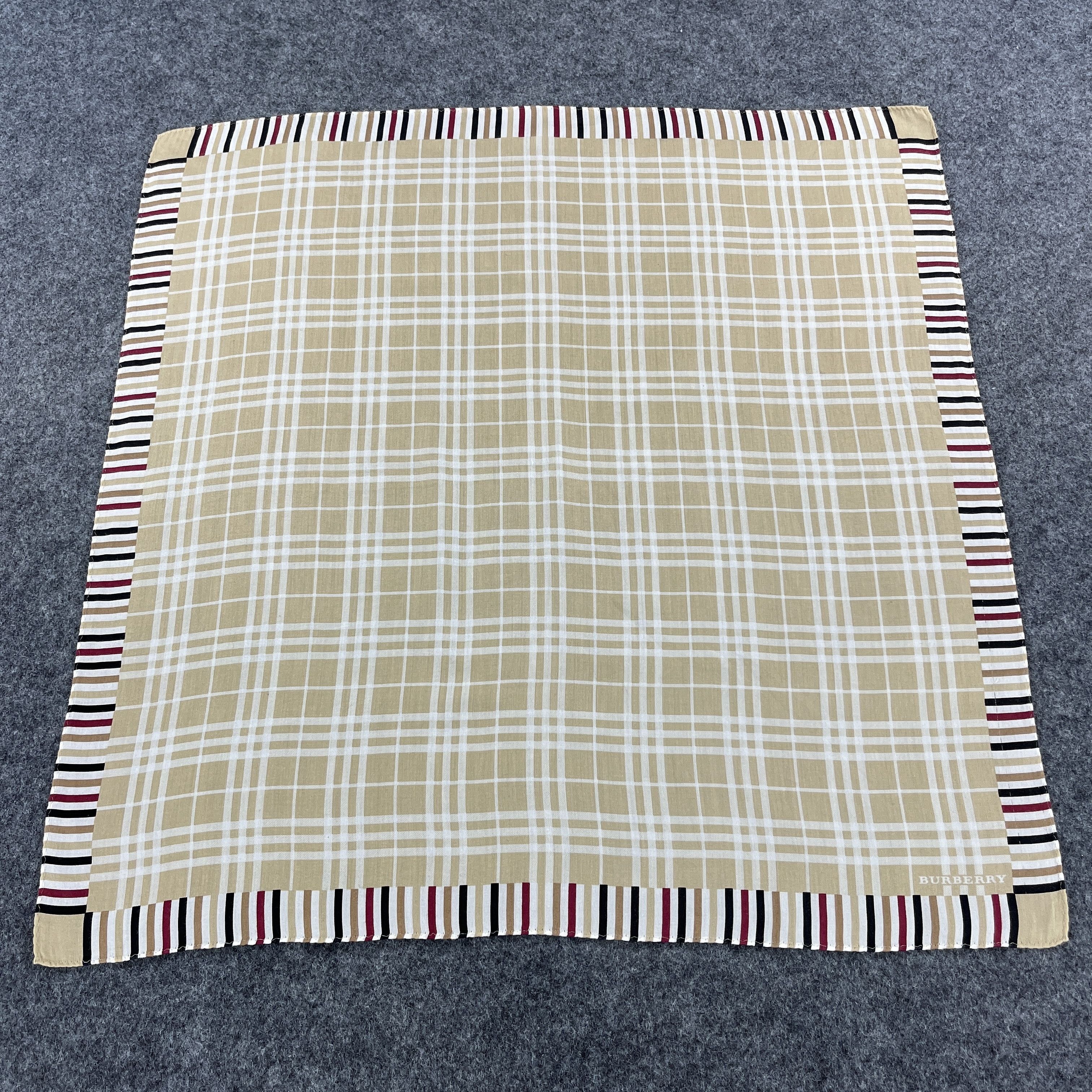Burberry Burberry Handkerchief / Bandana / Neckerchief B015 Size ONE SIZE - 5 Thumbnail