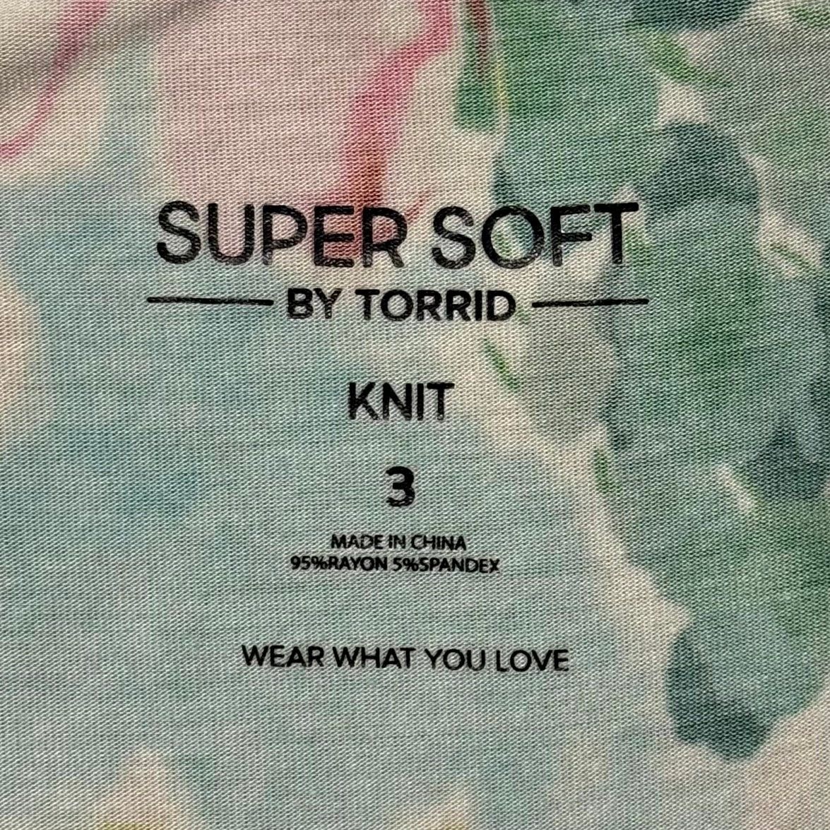 Torrid Torrid Super Soft Floral Dress Off Shoulder Skater Mini 3 3X Size 3XL / US 20-22 - 3 Thumbnail