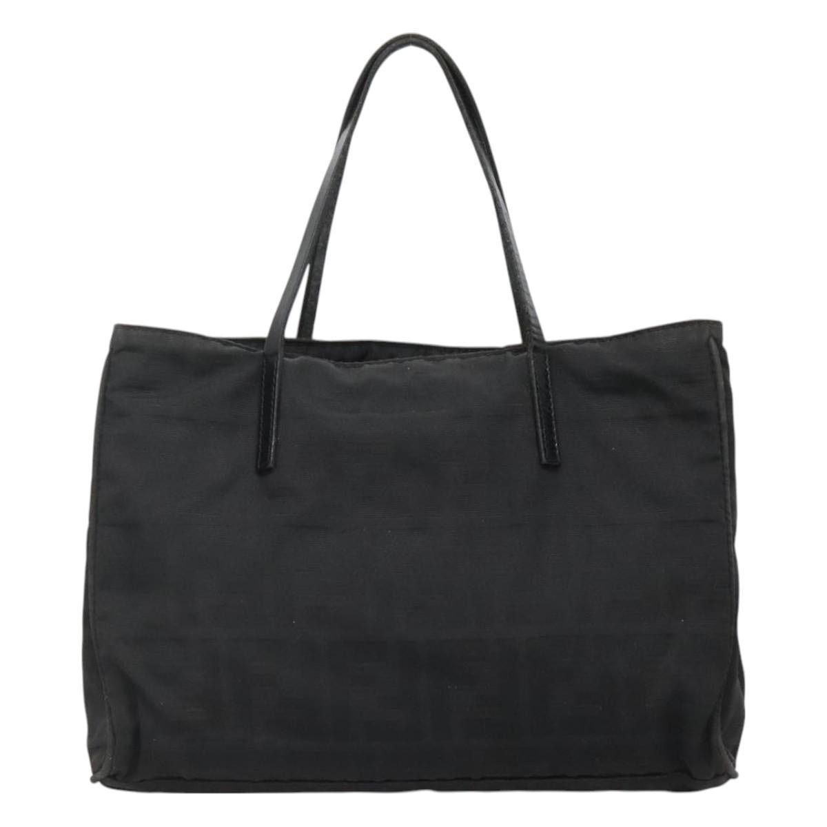 Fendi FENDI Zucca Canvas Hand Bag Black Silver Size ONE SIZE - 3 Thumbnail
