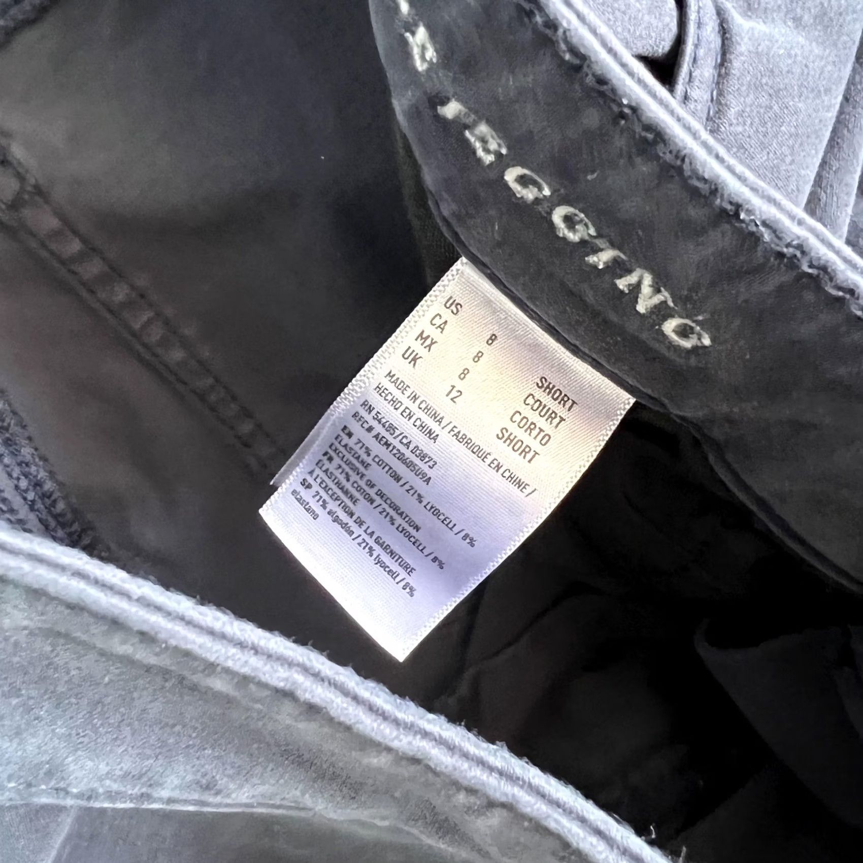 American Eagle Outfitters American Eagle Outfitters Jegging Jeans Womens 8 Short Charcoal Stretch Denim Slim 5-Pocket Mens? Size 30" / US 8 / IT 44 - 3 Thumbnail