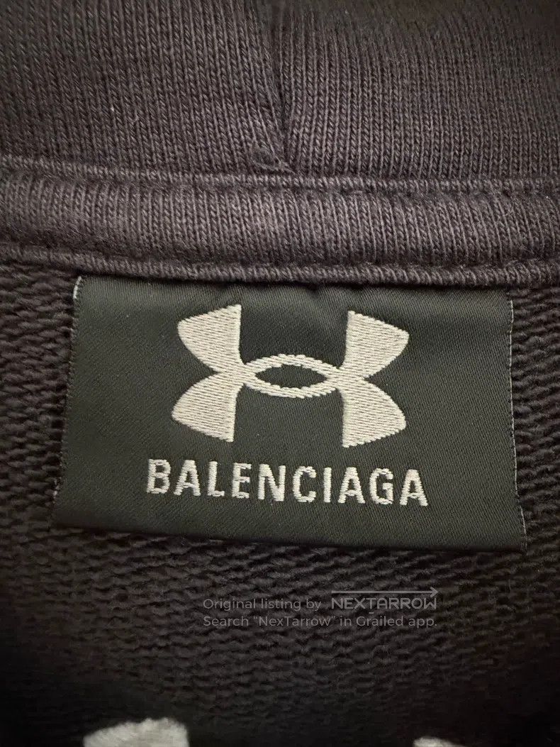 Balenciaga Balenciaga Under Armour Co-Branded Zip Hoodie Size US M / EU 48-50 / 2 - 5 Thumbnail