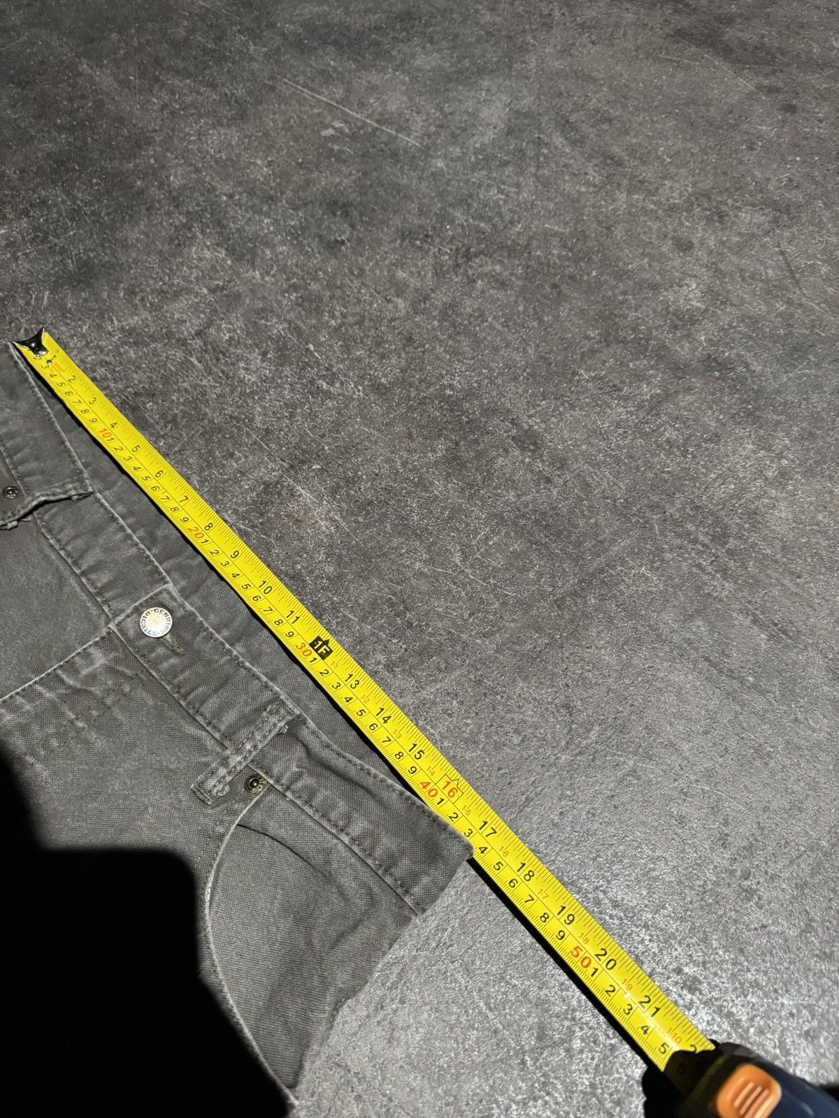 Dickies × Vintage Vintage Dickies Gray Carpenter Work Pants 34x34 Size US 34 / EU 50 - 5 Thumbnail