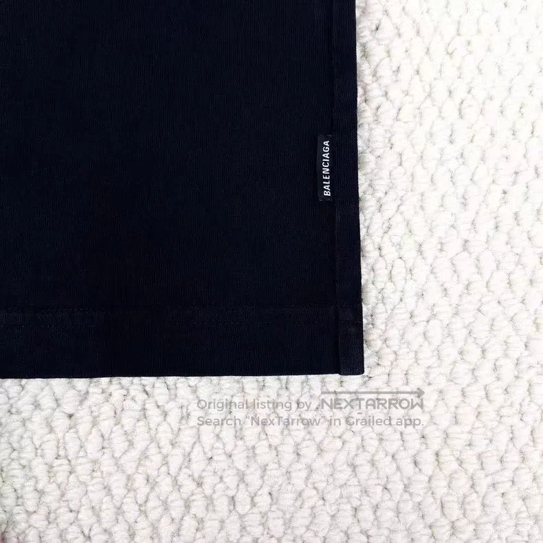 Balenciaga Balenciaga Back Embroidered Lettering Logo 'I Love EDM' Sh Size US S / EU 44-46 / 1 - 5 Thumbnail