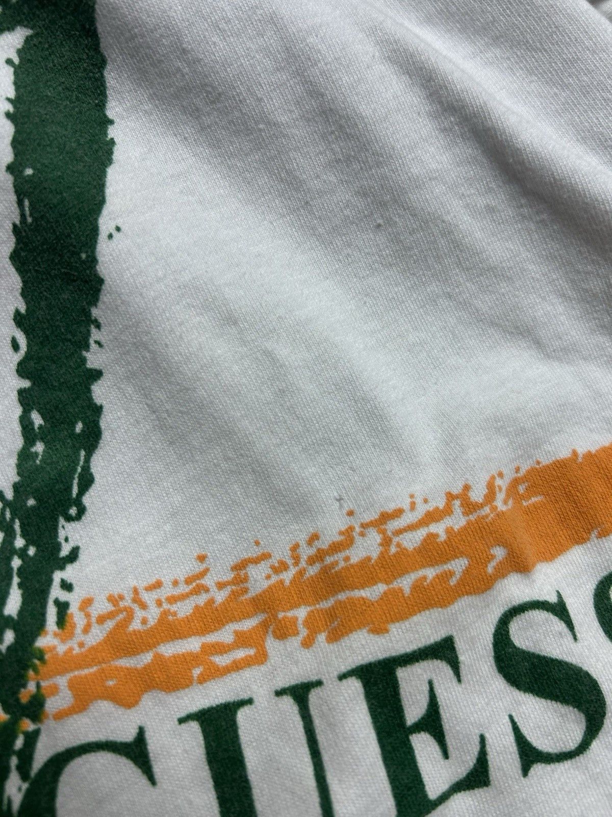 Vintage Vtg 90s t shirt Guess logo boot cross colours streetwear XL Size US XL / EU 56 / 4 - 6 Thumbnail