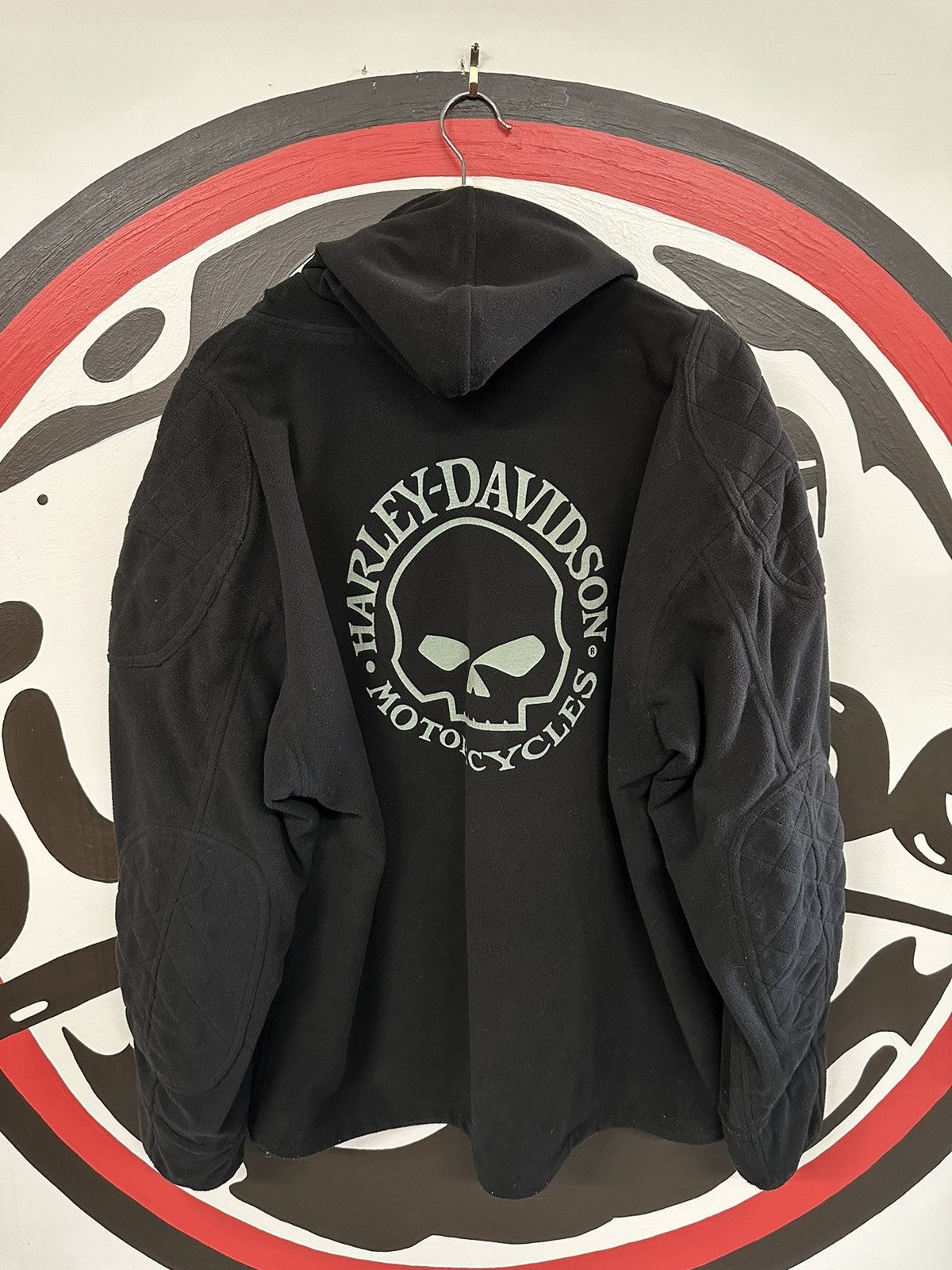 Harley Davidson × Vintage Vintage Y2K 00s Harley Davidson Skull Motorcycle Jacket Size US L / EU 52-54 / 3 - 2 Thumbnail