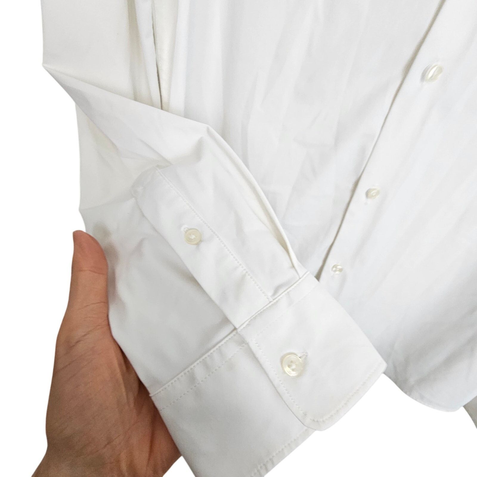 Zara Zara Shirt White Button Front Long Sleeve Dress Shirt Men L Size US L / EU 52-54 / 3 - 4 Thumbnail