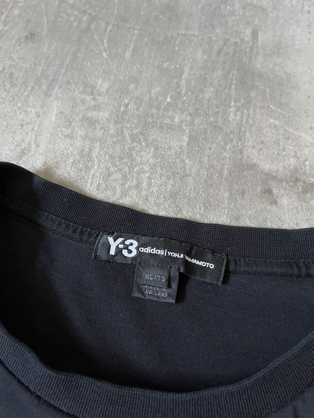 Adidas × Y-3 × Yohji Yamamoto Y-3 Yohji Yamamoto Adidas Embroidered logo black T-shirt Size US XL / EU 56 / 4 - 6 Thumbnail