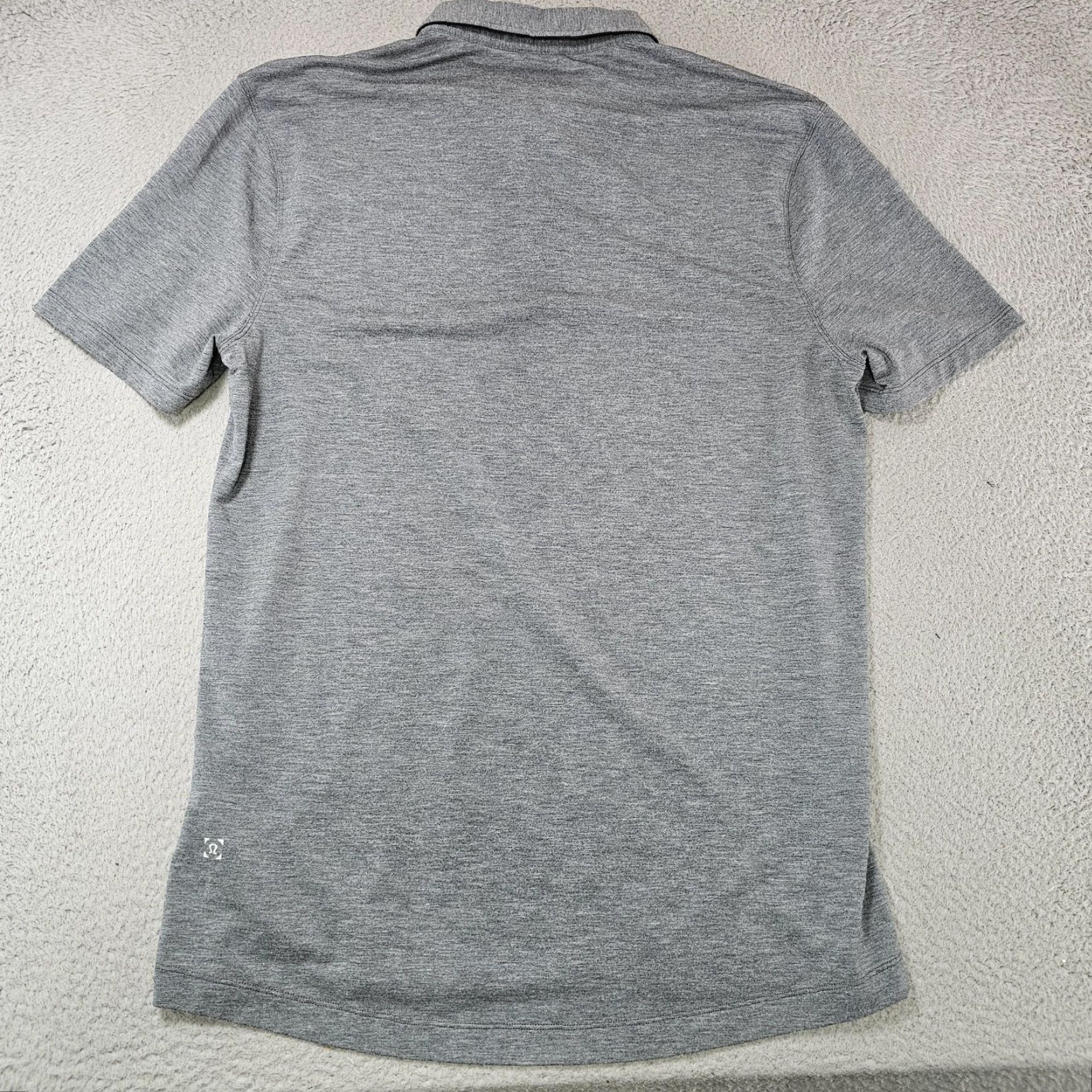 Lululemon Lululemon Polo Shirt Mens Large Gray Golf Performance Short Sleeve Tech Polo Shirt Mens L Gray Golf Size US L / EU 52-54 / 3 - 3 Thumbnail