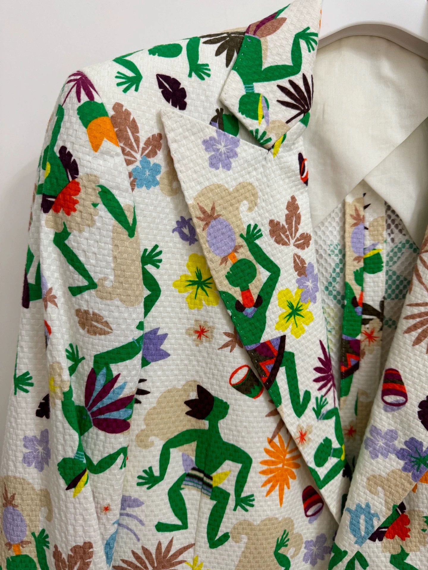 Walter Van Beirendonck Walter Van Beirendonck 46 Jacket w/Shoulder Pads Size US S / EU 44-46 / 1 - 6 Thumbnail
