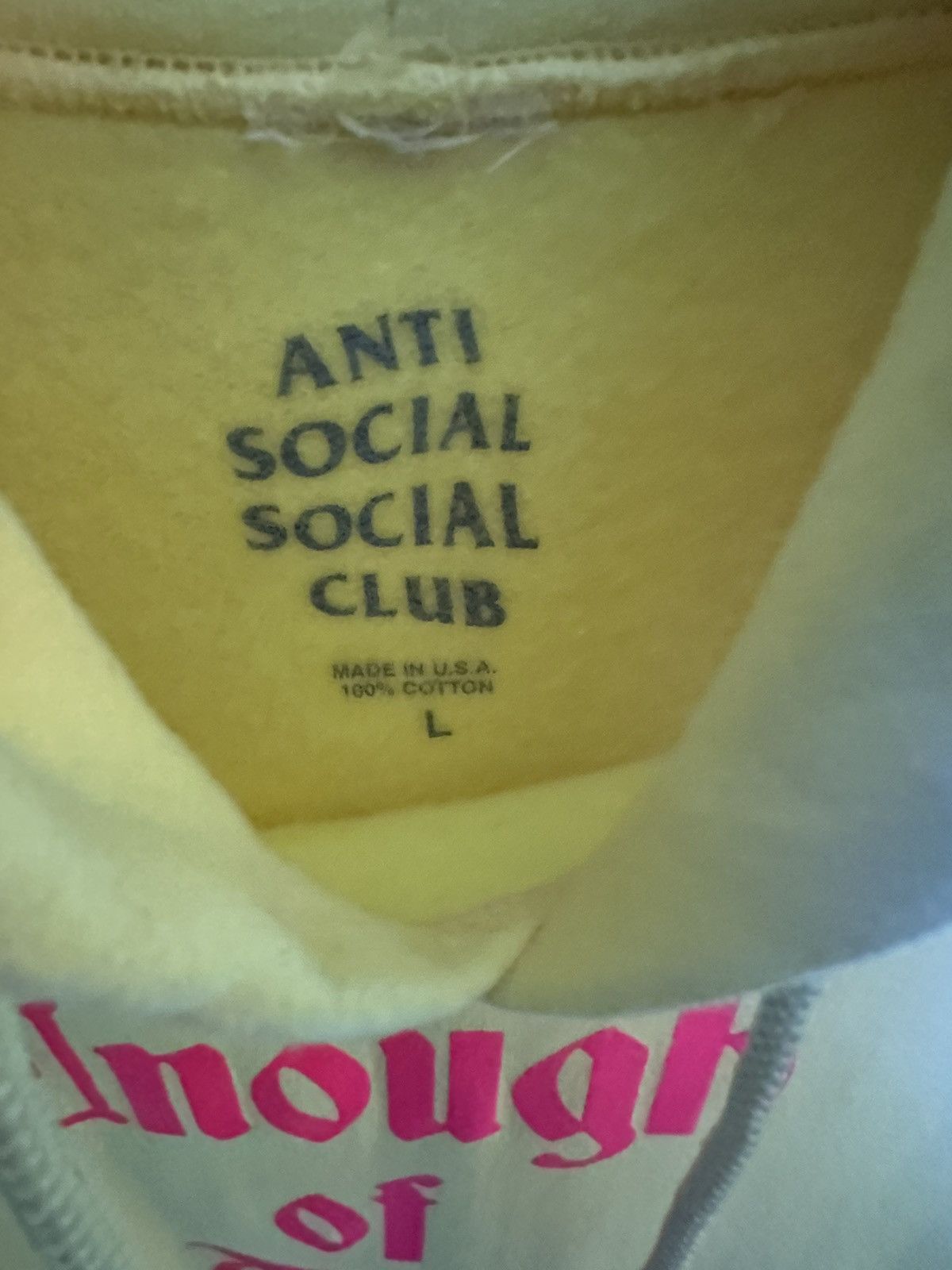 Anti Social Social Club Assc Enough Of This Shit Hoodie Size L Size US L / EU 52-54 / 3 - 5 Thumbnail