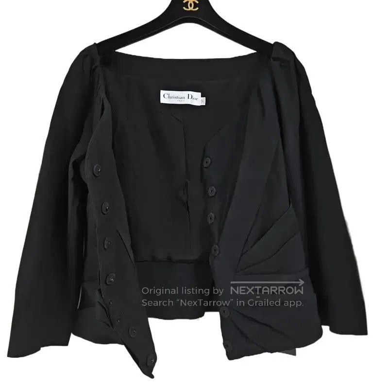Dior Dior Black Silk Short Coat for Women . Size M / US 6-8 / IT 42-44 - 3 Thumbnail