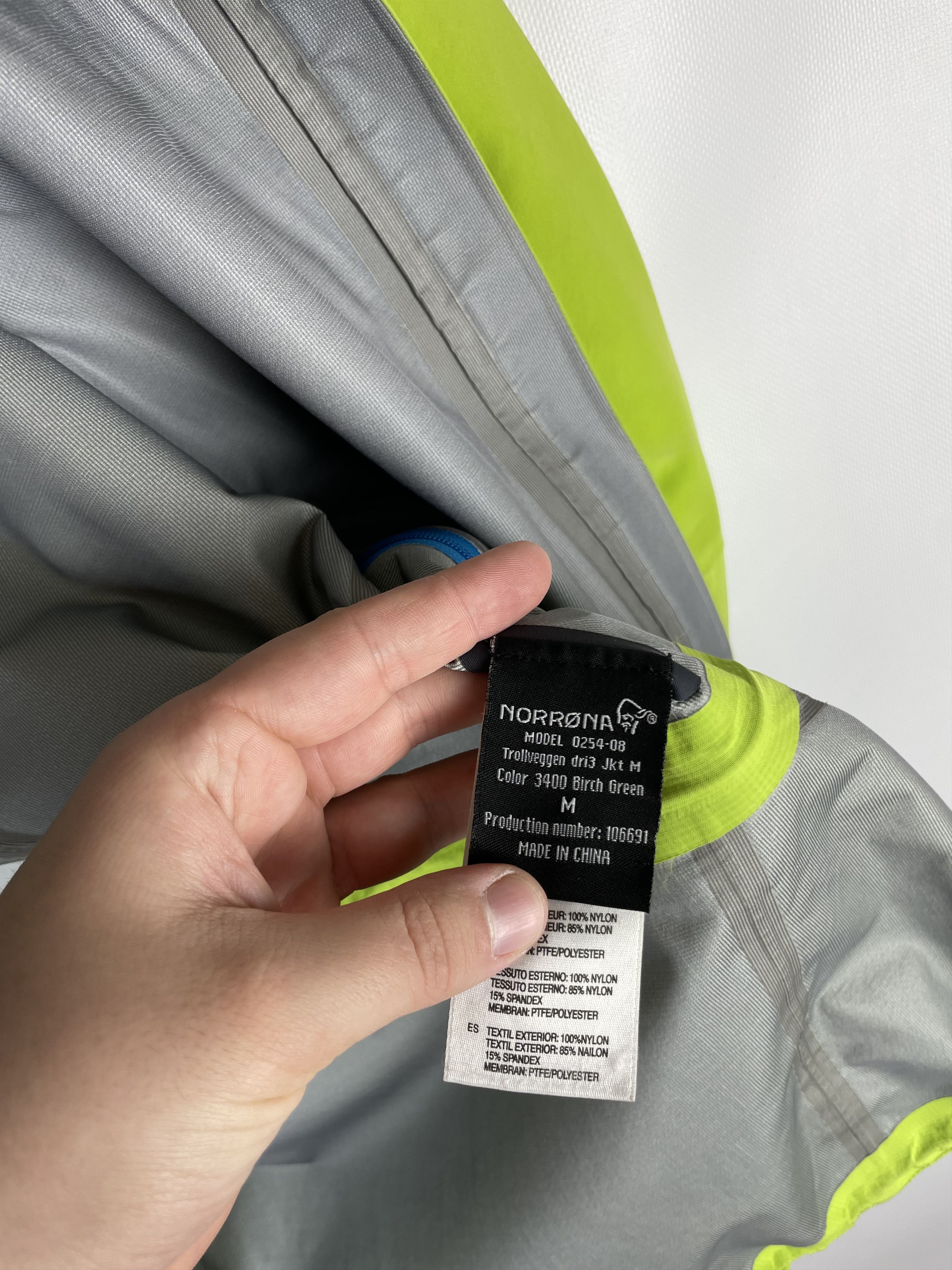 Norrona Norrona Trollveggen Dri3 Jacket M Size US M / EU 48-50 / 2 - 11 Thumbnail