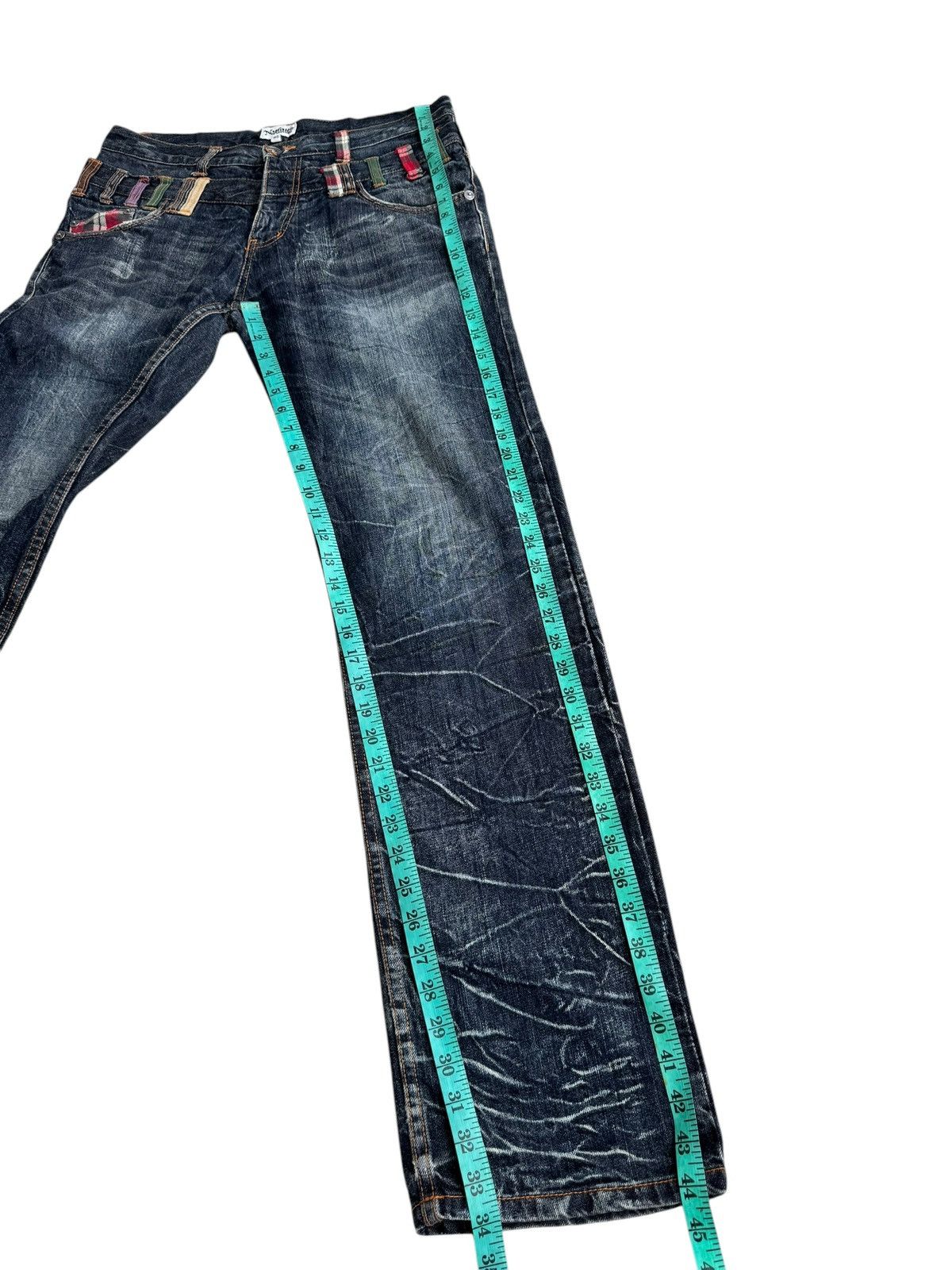 Japanese Brand 🔥Japanese Brand Nylaus Double Waist Distressed Jeans Size US 34 / EU 50 - 13 Thumbnail