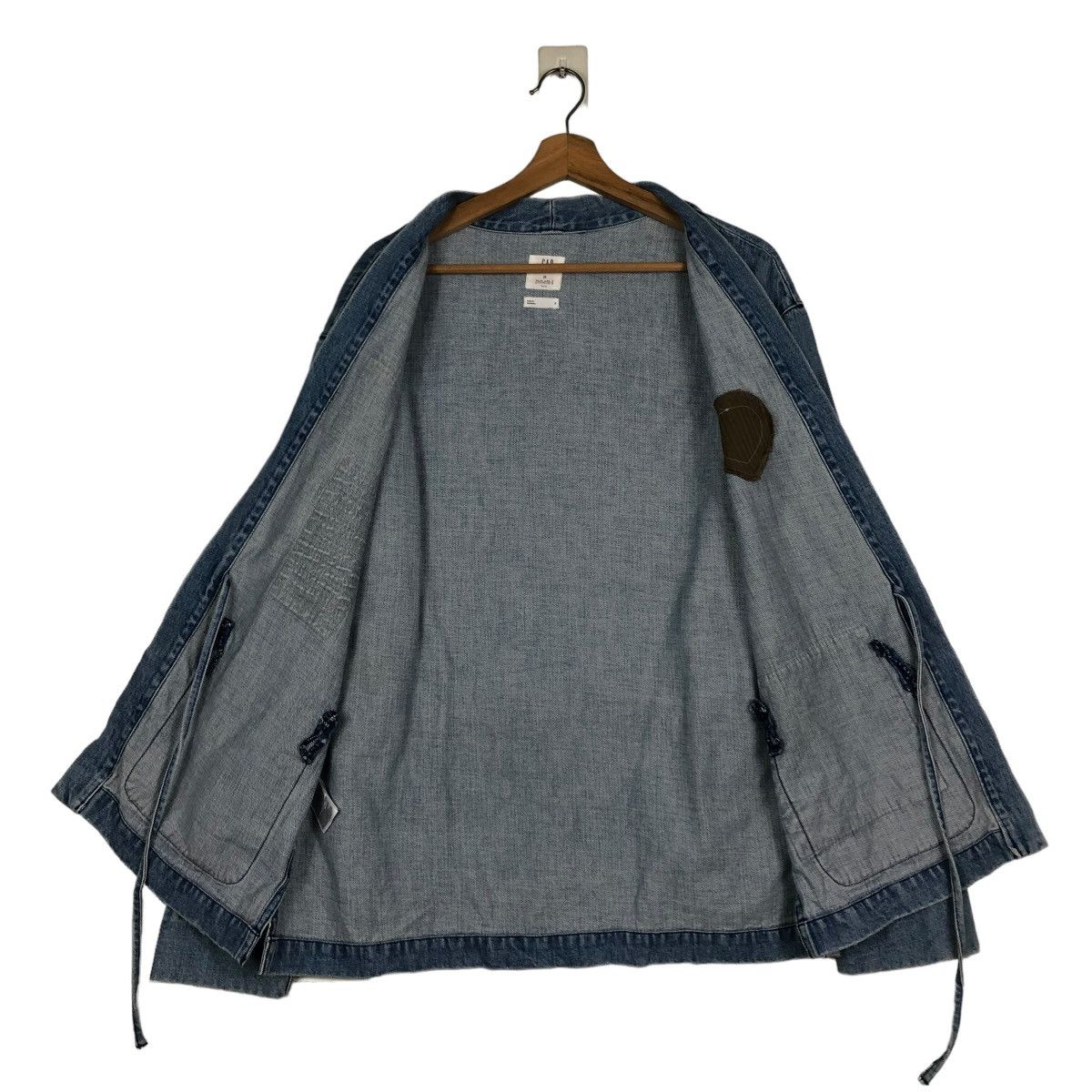 Japanese Brand 🔥VINTAGE KIMONO DENIM JAPAN TRADITIONAL PATCH WORK DESIGN Size US S / EU 44-46 / 1 - 13 Thumbnail