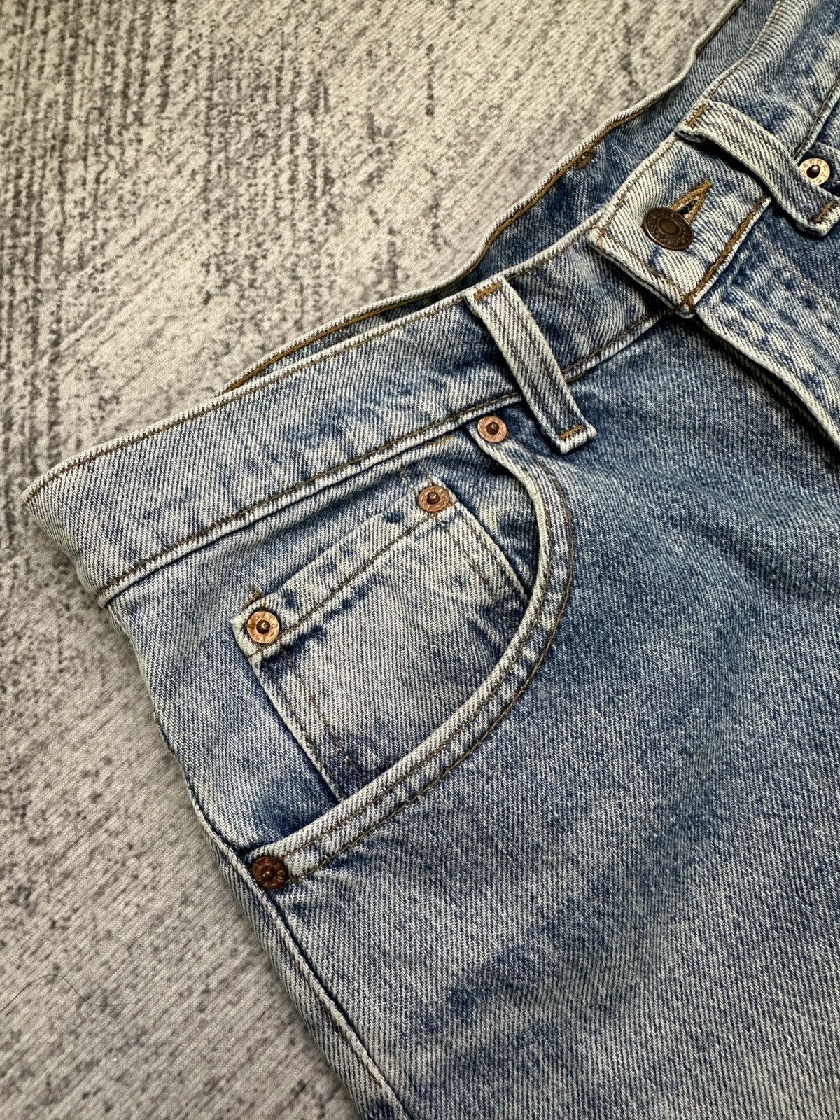 Levi's × Levi's Vintage Clothing × Vintage Vintage 90s Levi’s 517 Washed Blue Jeans Size US 31 - 5 Thumbnail