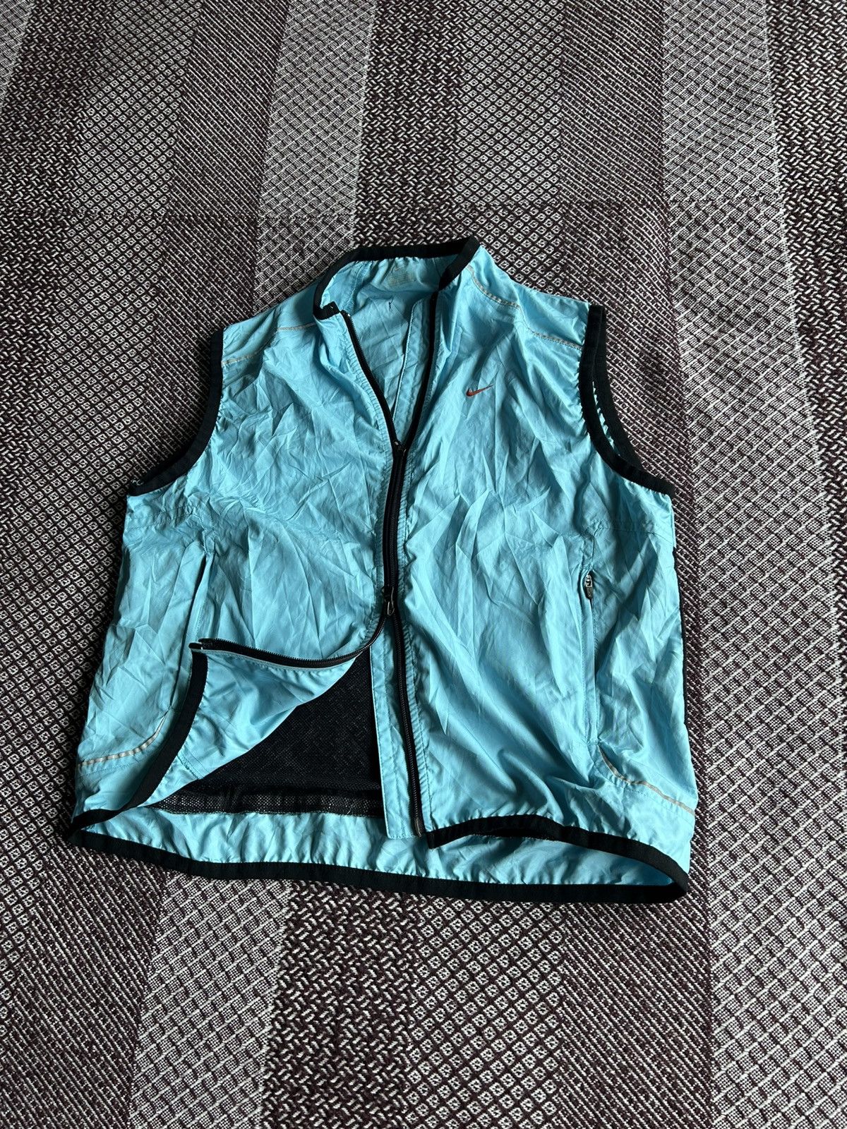 Nike × Vintage Vintage Y2K Nike Running Nylon Vest Gilet Streetwear Size M Size M / US 6-8 / IT 42-44 - 7 Thumbnail