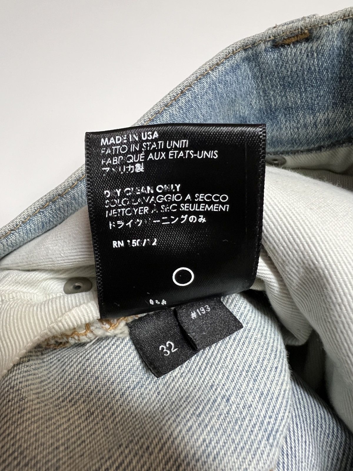 Amiri Art patch jean rn150712 Size US 32 / EU 48 - 13 Thumbnail