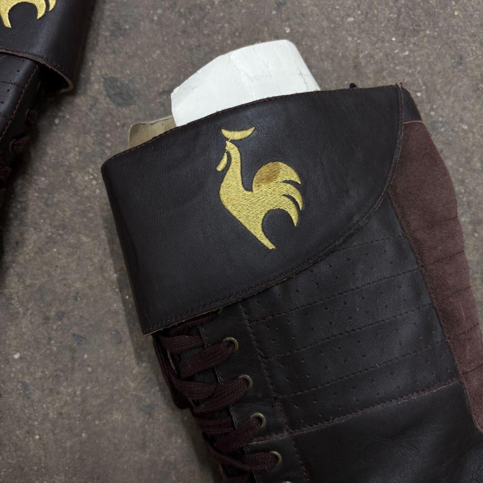 Le Coq Sportif Vintage Le Coq Sportif Genuine Leather Boxing Boots Brown 39 Size US 8.5 / IT 38.5 - 2 Thumbnail