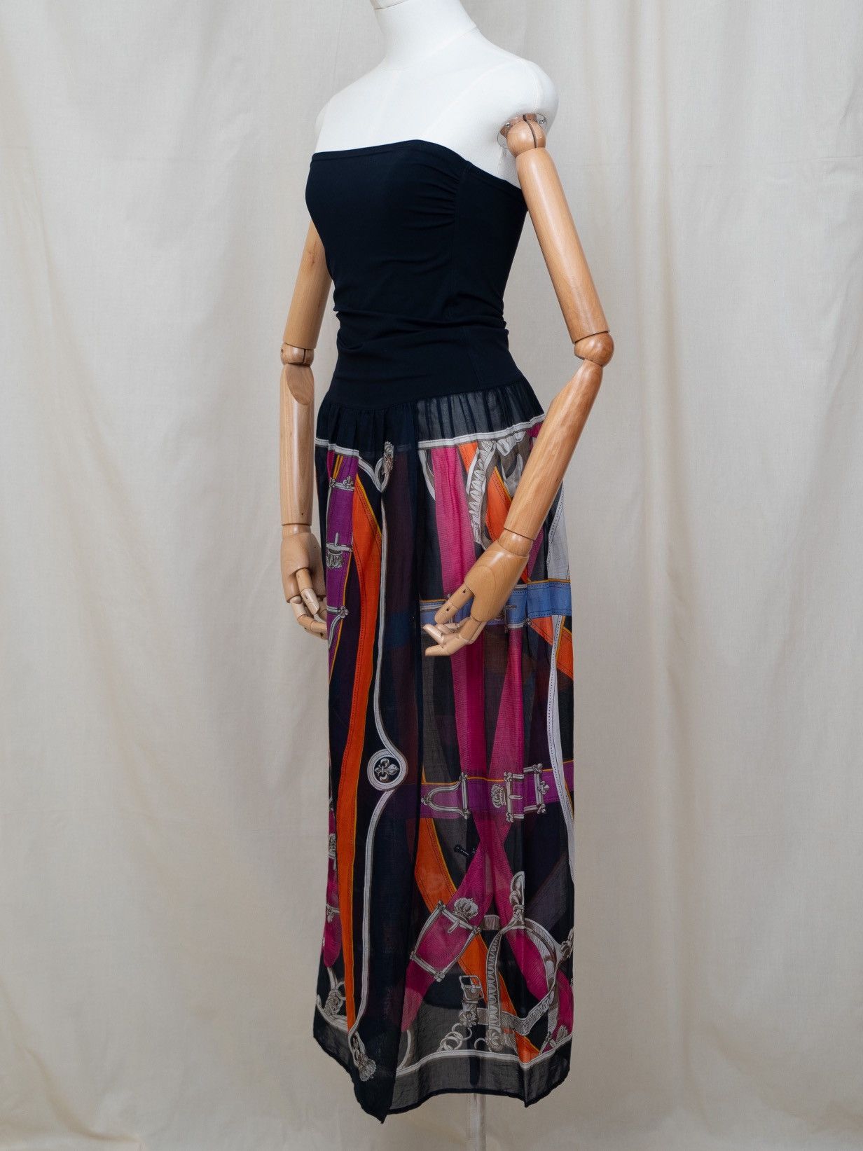 Hermes Hermes | Strapless Dress Size XS / US 0-2 / IT 36-38 - 2 Thumbnail