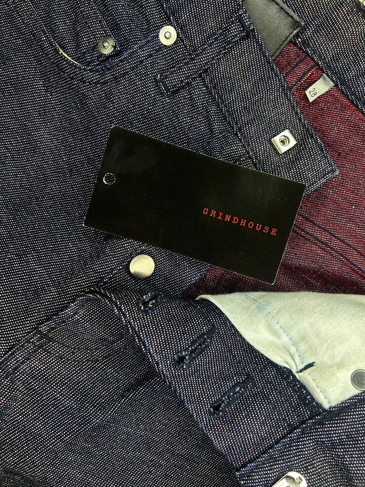 Dior KVA Red Core Raw Denim Size US 28 / EU 44 - 9 Thumbnail