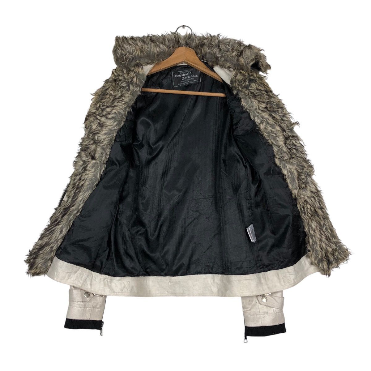 Japanese Brand 📌Biker Jacket Mink Fur Shearling Bondage Roushatte Garments Size US M / EU 48-50 / 2 - 14 Thumbnail