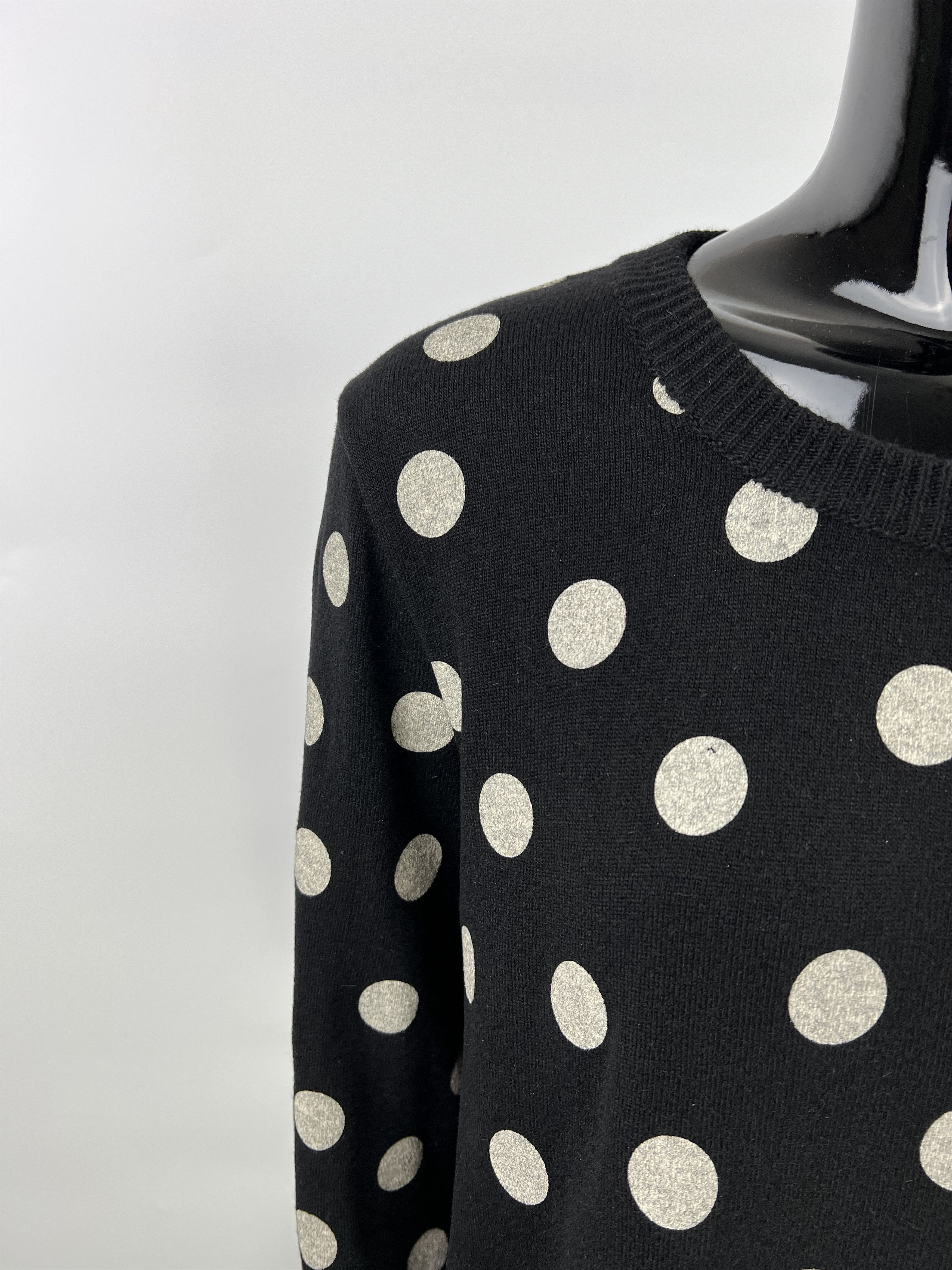 Other Aniye By Wool Cashmere Angora Polka Dot Feathers Trim Size L / US 10 / IT 46 - 4 Thumbnail