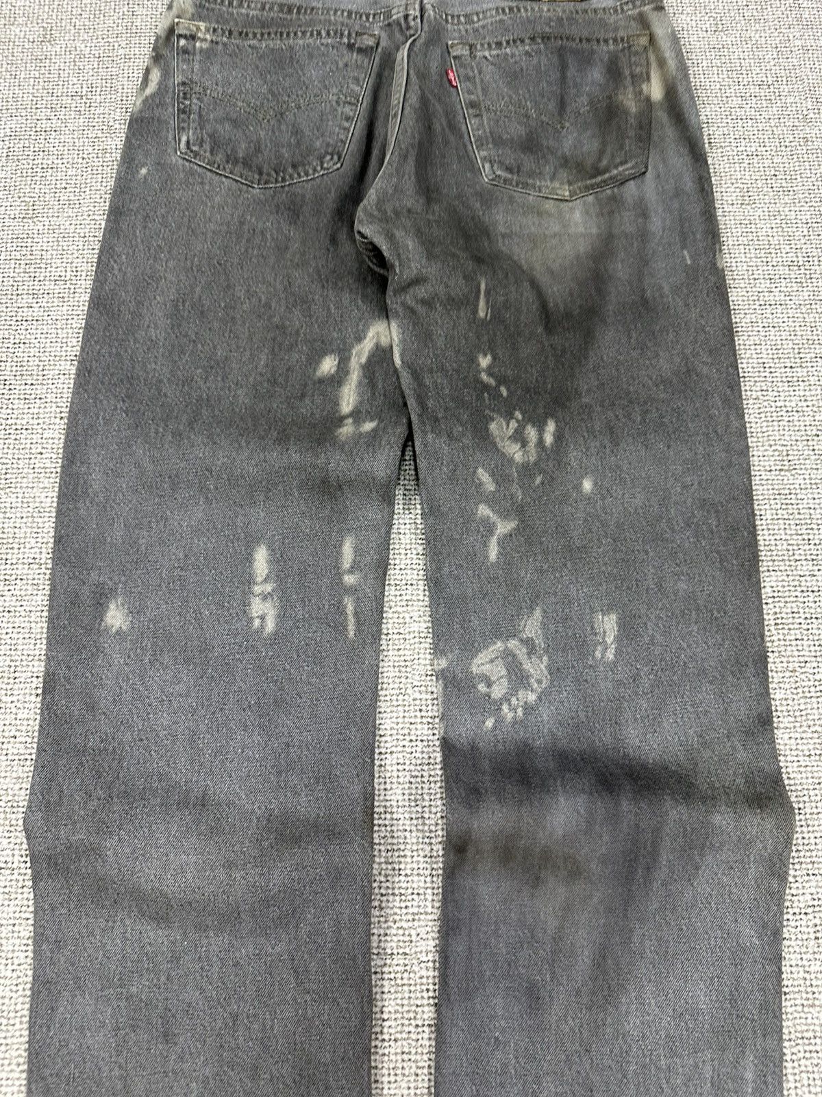 Levi's 90s Levis 501 Usa Grey Bleach Effect W30 D760 Size US 30 / EU 46 - 5 Thumbnail