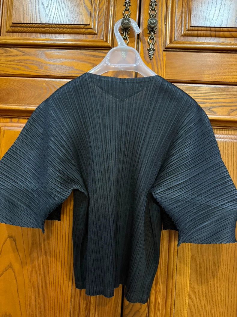 Issey Miyake issey miyake size:3 Black short-sleeved shirt 2506-Nextarr Size XXS / US 00 / IT 34 - 2 Thumbnail