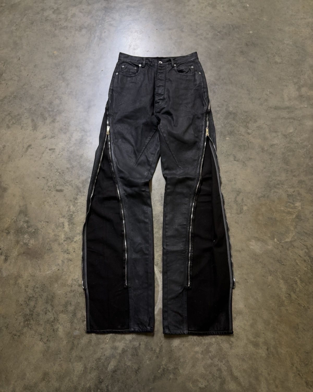Rick Owens × Rick Owens Drkshdw Rick Owens SS24 Waxed Bolan