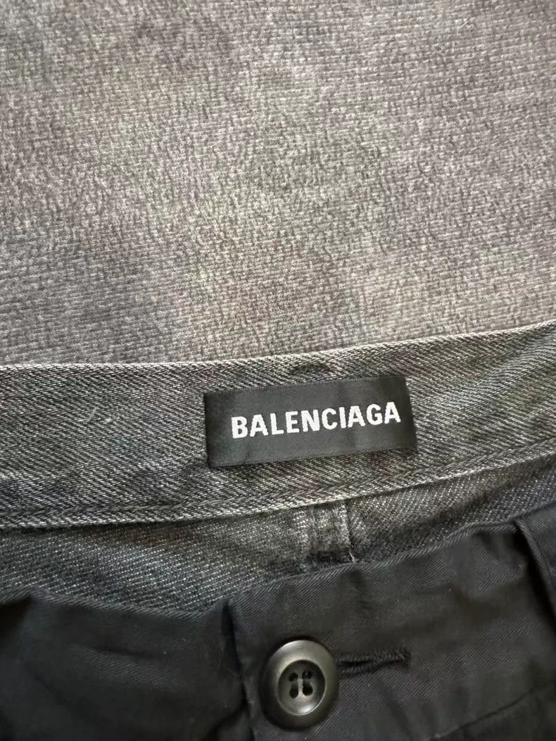 Balenciaga Balenciaga Splicing overalls jeans Size US 32 / EU 48 - 3 Thumbnail