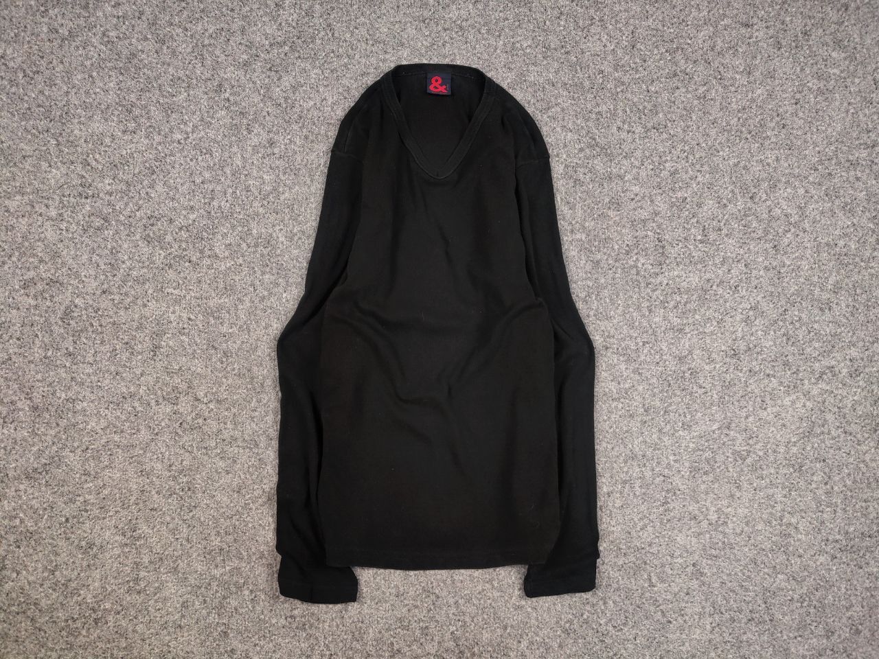 Dolce & Gabbana Vintage 90's Dolce & Gabbana long sleeve black Men's ribbed Size US L / EU 52-54 / 3 - 1 Thumbnail