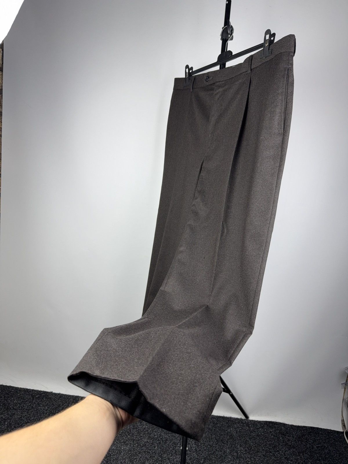 Balmain Vintage 00s Archive Luxury Balmain Wool dress pants Size US 36 / EU 52 - 4 Thumbnail