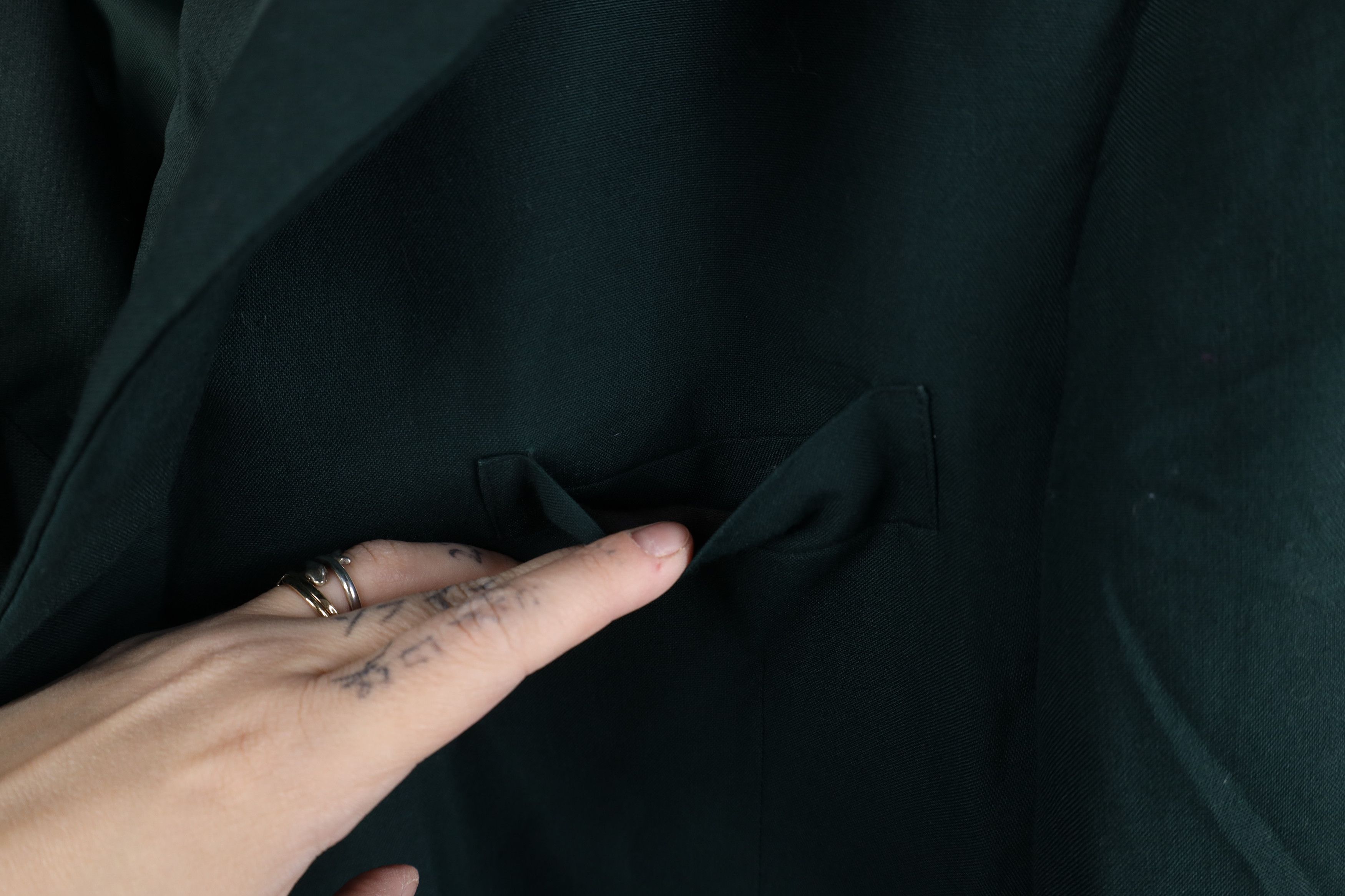 Vintage Vintage 50s Rockabilly Smoking Prom Tuxedo Jacket Green USA Size US XXL / EU 58 / 5 - 5 Thumbnail