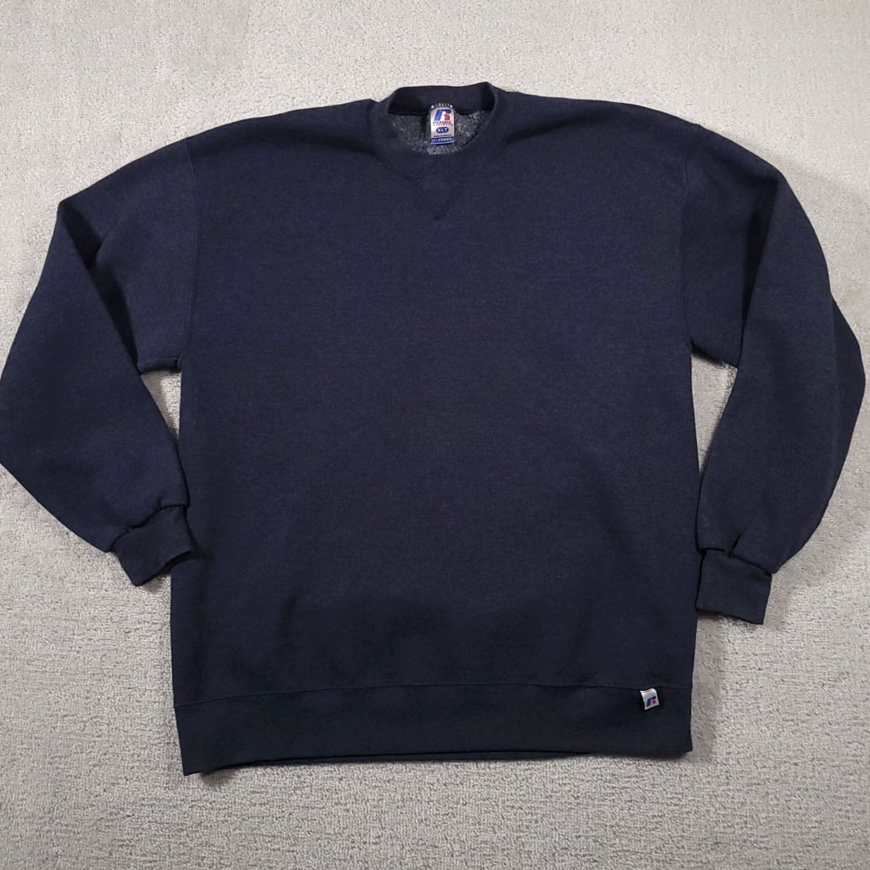 Russell Athletic VINTAGE Russell Crewneck Sweatshirt Mens XLT Blue Fleece Pullover Sweatshirt Size US XL / EU 56 / 4 - 2 Thumbnail