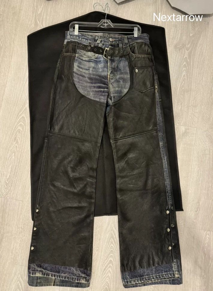 Acne Studios Acne Studios 3D printed jeans 2411-Nextarrow