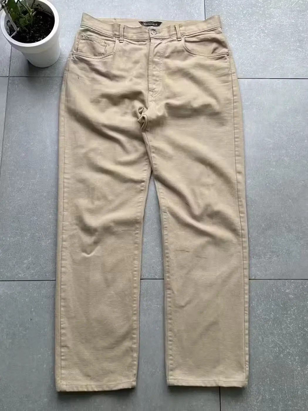 image of Archival Clothing x Boneville Vintage Jeans in Brown, Men's (Size 34)