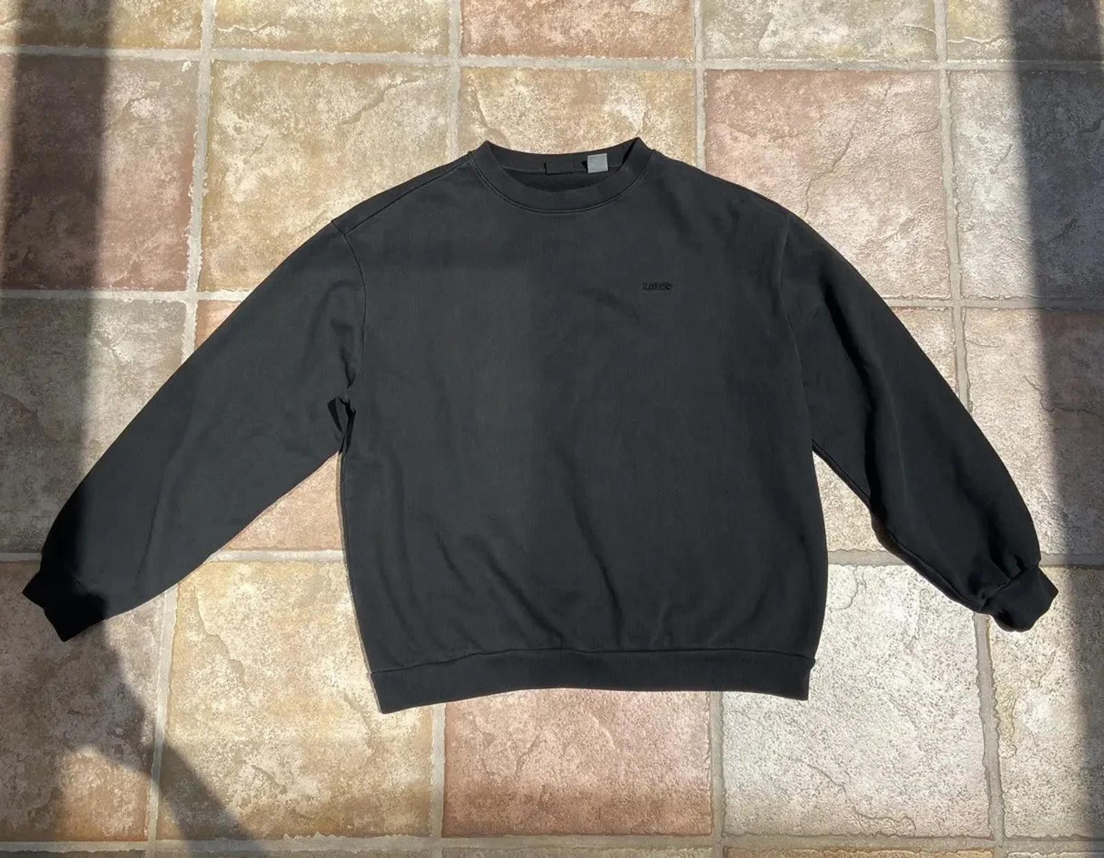 Levi's Light Faded Boxy Reverse Weave Embroidered Levi’s Crewneck Size US M / EU 48-50 / 2 - 1 Thumbnail