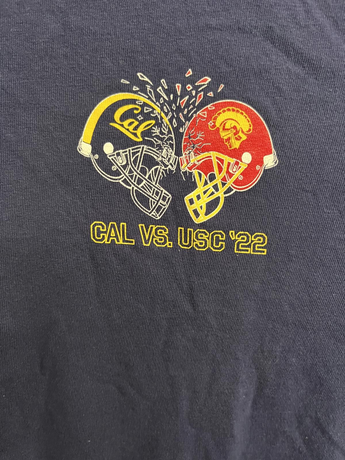 Comfort Colors College Football Tee USC vs Cal 2022 T-shirt Helmet Tee -M Size US M / EU 48-50 / 2 - 4 Thumbnail