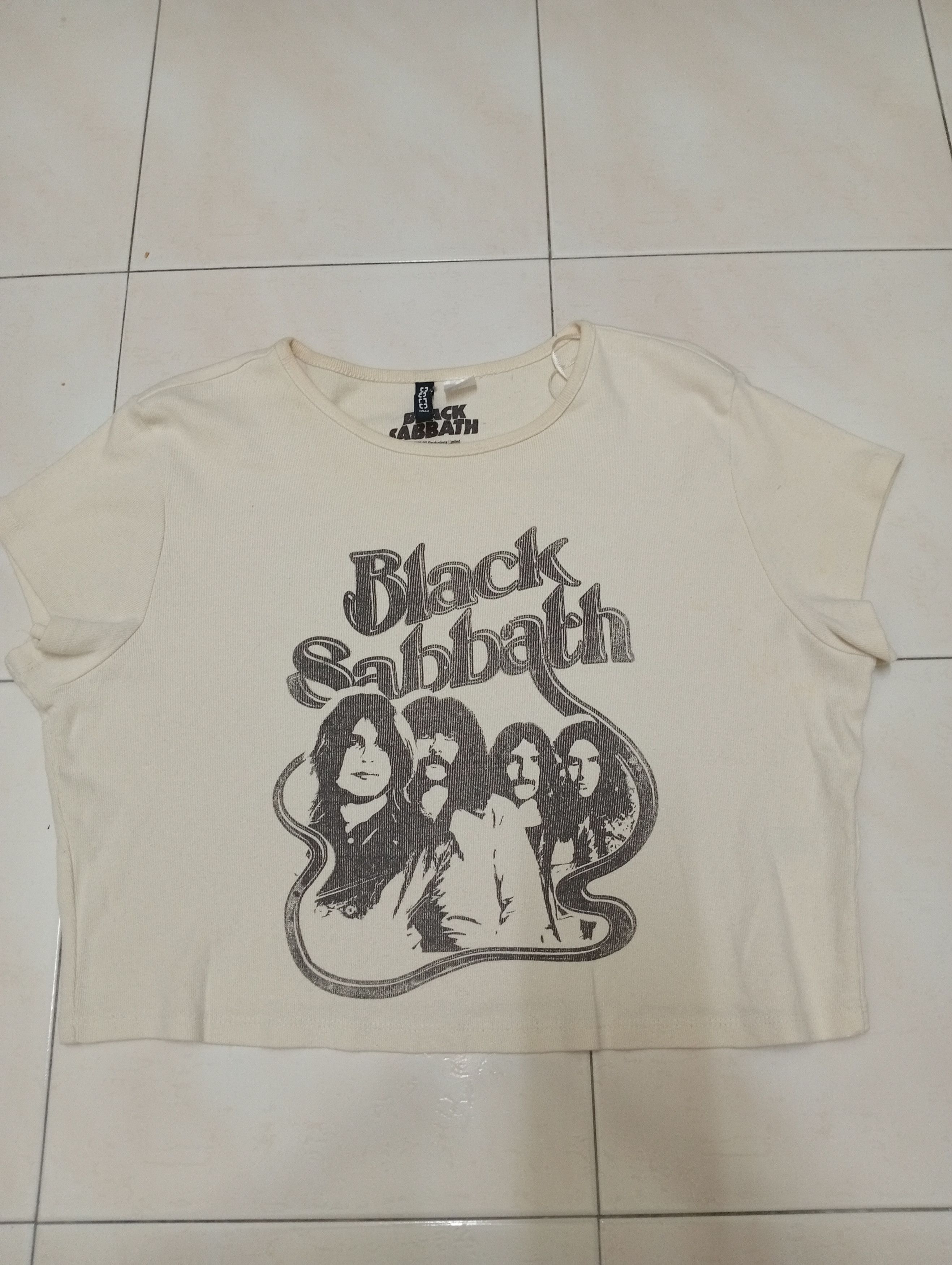 Crop top X black sabbath