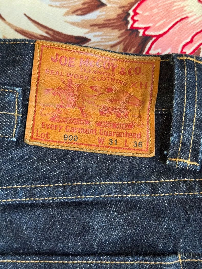 The Real McCoy's The Real McCoy Size M900 Loose Straight-Leg Paris-Button Je Size US 31 - 2 Thumbnail