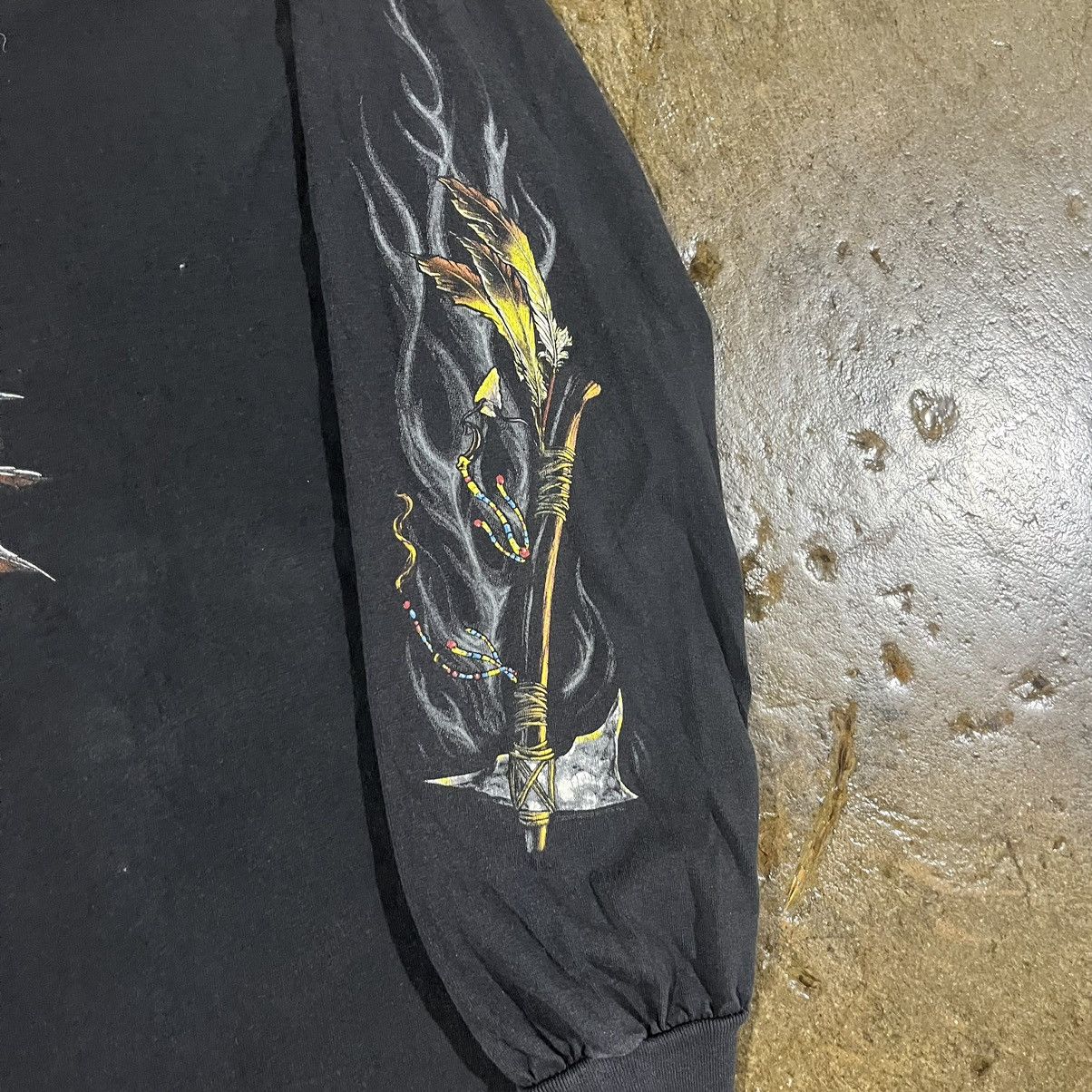 Affliction × JNCO × Vintage Crazy Y2K JNCO Style Skull Grunge Skater Longsleeve Shirt Size US XL / EU 56 / 4 - 5 Thumbnail