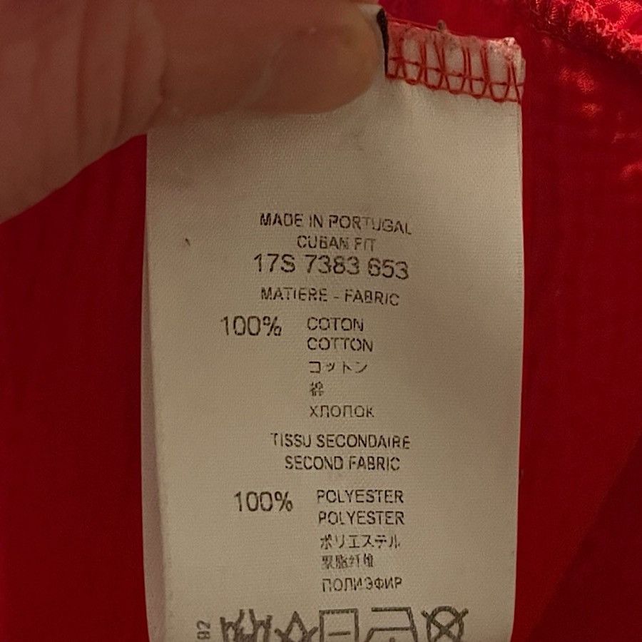 Givenchy Authentic Givenchy 17 Tisci Red Damaged Processed Hoodie Size US S / EU 44-46 / 1 - 11 Thumbnail