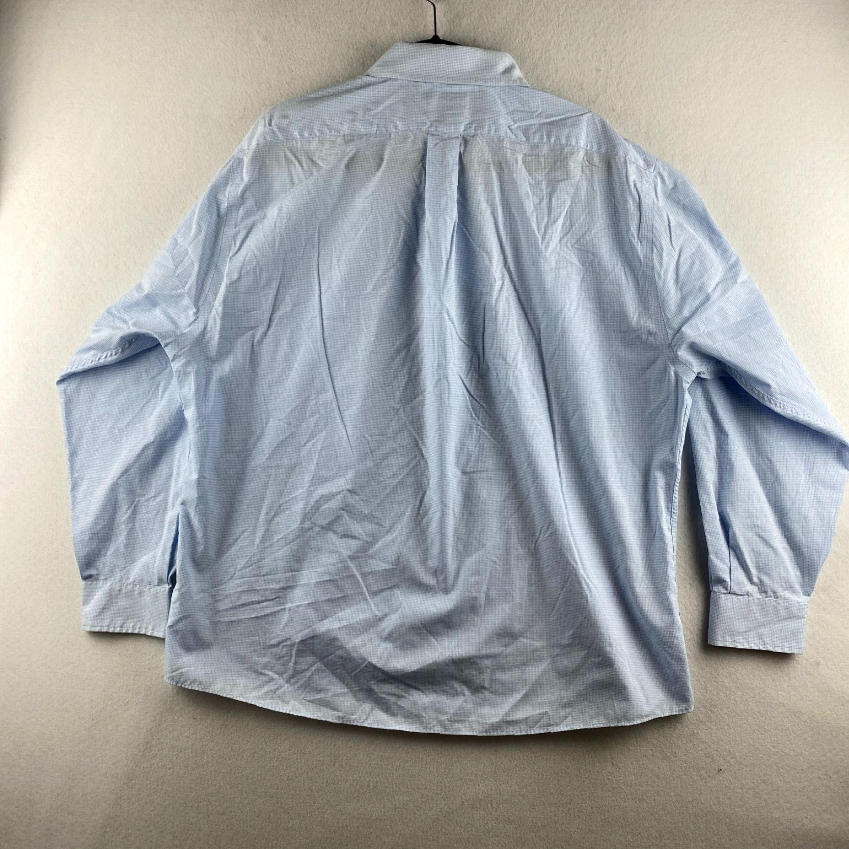 Dockers DOCKERS Button-Up Shirt Mens XL Blue Cotton Front Pocket Long Sleeve Knit Check-Pattern Size US XL / EU 56 / 4 - 7 Thumbnail