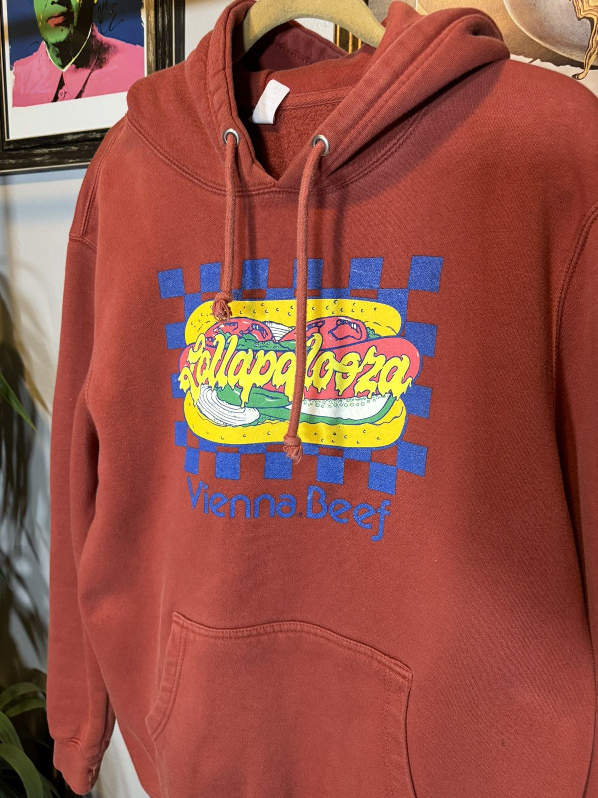 Other Lollapalooza VIENNA BEEF Hot Dog Hoodie Mens Medium M Size US M / EU 48-50 / 2 - 3 Thumbnail