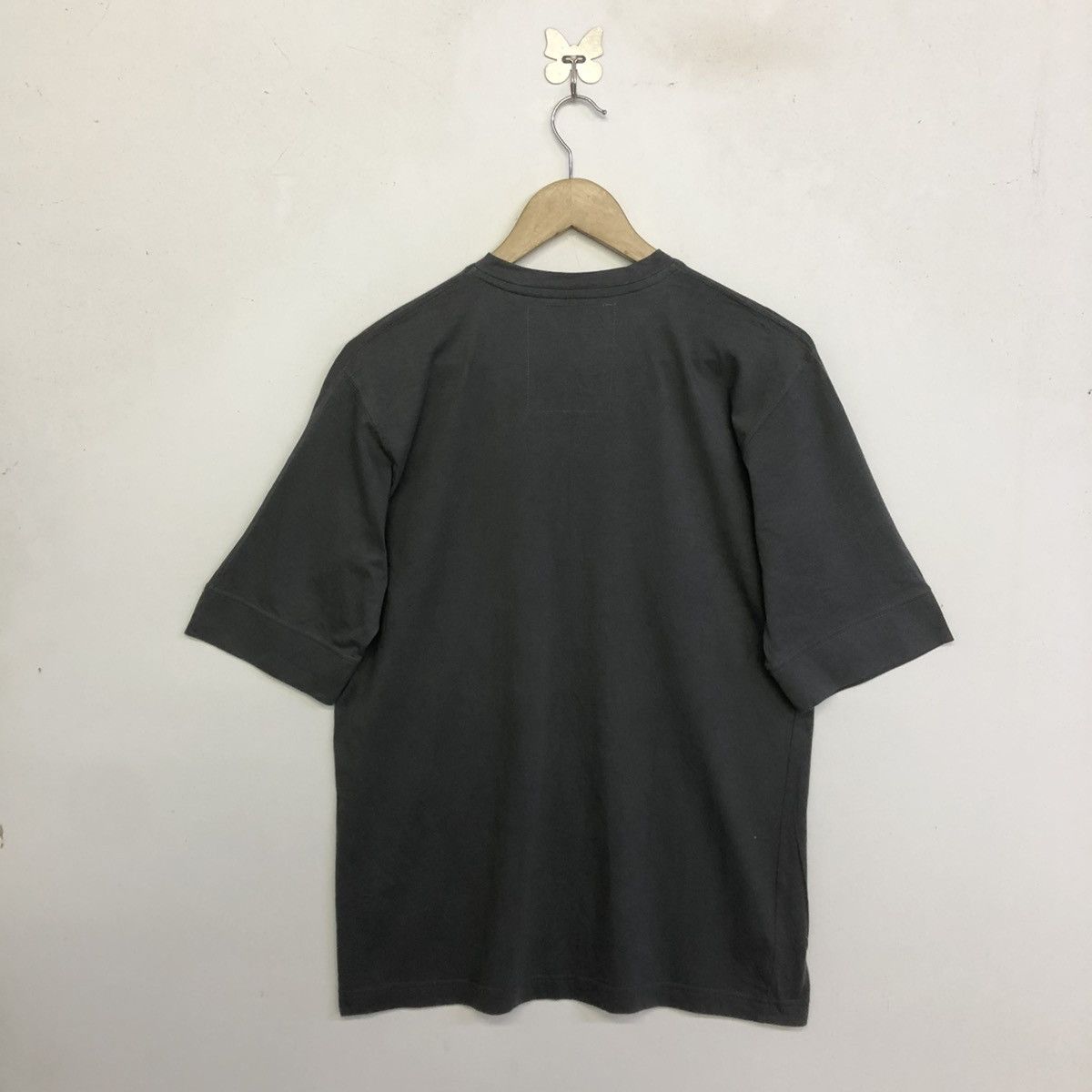 Japanese Brand BIOGRAPHY CHINESE COLLAR MINIMALIST PLAIN TSHIRT Size US S / EU 44-46 / 1 - 6 Thumbnail