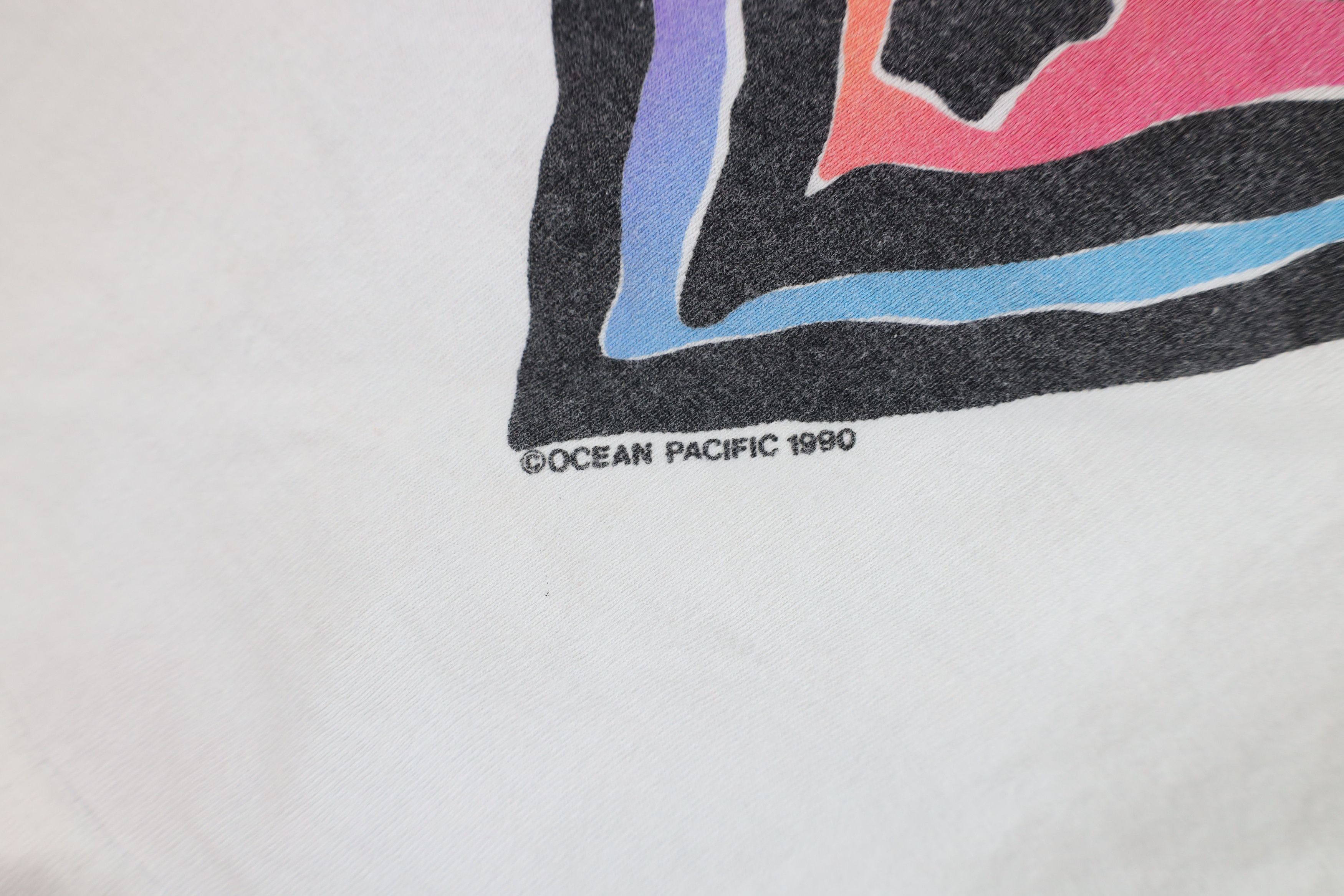 Ocean Pacific Vintage 90s Ocean Pacific Cropped Surfing T-Shirt USA Size ONE SIZE - 8 Thumbnail
