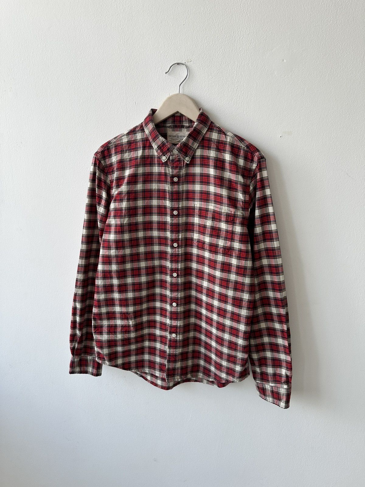 Authentic Denim Supply Ralph Lauren Plaid Shirt Size M
